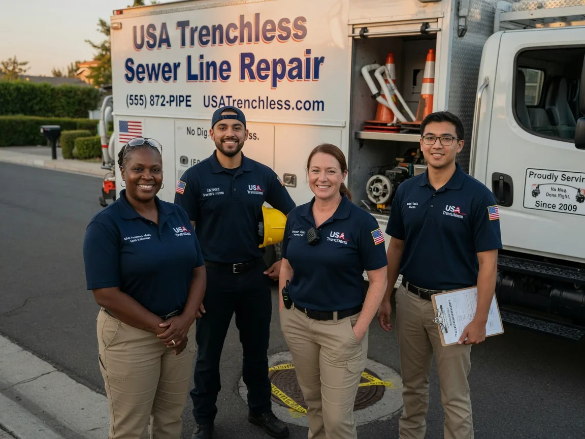 Sewer Line Repair company in Watts, OK